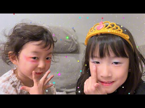 5歳のメイクが想像以上に本格的でビックリ…！😂💄 #メイク #女の子 #子供