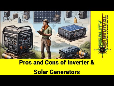 Pros & Cons Of Inverter & Solar Generators - The Preps We All Need Now!