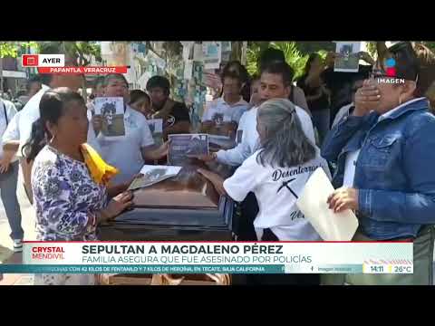 Sepultan al padre buscador asesinado por policías en Veracruz | Noticias con Crystal Mendivil