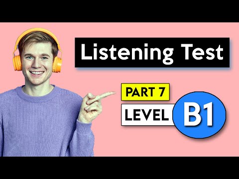 B1 Listening Test - Part 7 | English Listening Test