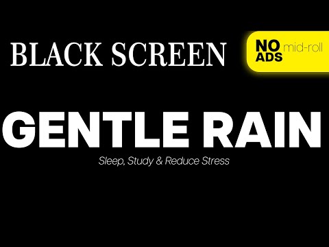 🌧️ Trouble Sleeping or Stressed? 10 HOURS of GENTLE NIGHT RAIN for Sleep & Relaxation 💤