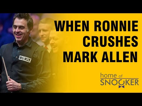 Three Times Ronnie O'Sullivan Crushed Mark Allen!