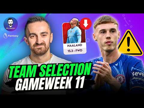 Palmer OUT? 🫣 GW11 FPL Team Selection | Best Captain? 🎯 | Fantasy Premier League 24/25