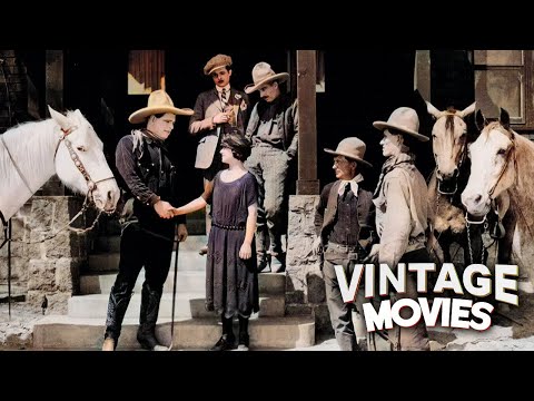 Jack Perrin and Tina Menard Western Action Movie | Black and White | Vintage Movies