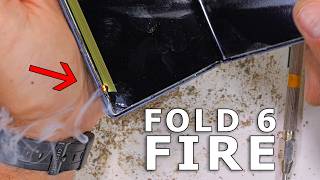 Samsung Z Fold 6 Durability Test - IT STARTED ON FIRE