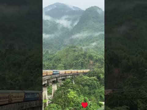 Beautiful Train Journey- Guwahati To Silchar Northeast Frontier rail#railway#youtubeshorts#journey