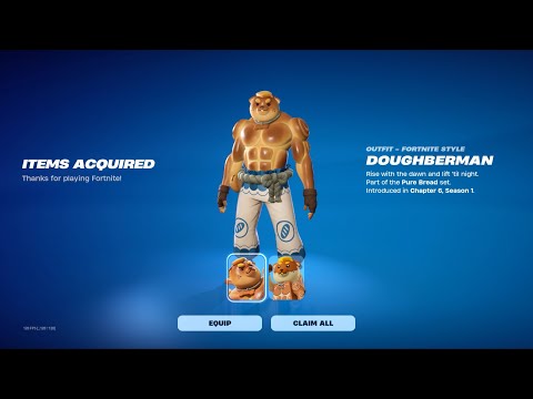 Buying the Doughberman skin in Fortnite!