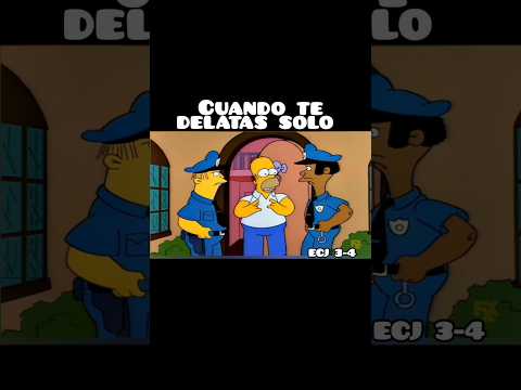 Cuando Te Delatas Solo 🤣 #thesimpsons #homersimpson #humor #shorts #shortsfeed #shortsviral