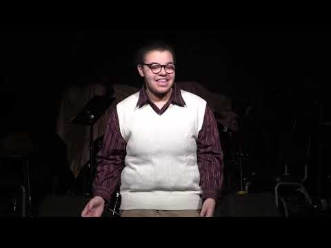 Matthew Valentine, Champion, 2023 Washington State Poetry Out Loud Final