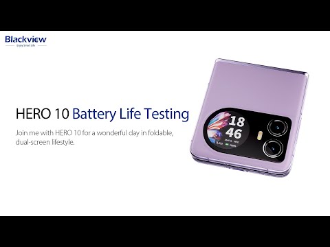 Blackview HERO 10: Battery Life Testing | Join Me For A Day In Foldable, Dual-Screen Lifestyle