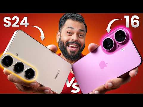 Samsung Galaxy S24 vs iPhone 16 Full Comparison⚡Best Compact Phone Is...