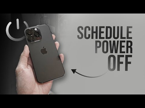 How to Schedule Power Off on iPhone (tutorial)