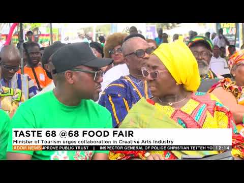 Taste 68 @68 Food Fair: Minister of Tourism urges collaboration in Creative Arts Industry (15-03-25)