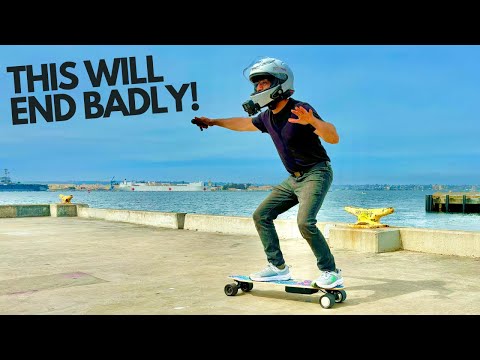 First Time Riding Electric Skateboard in my LATE 40's (Caroma review)