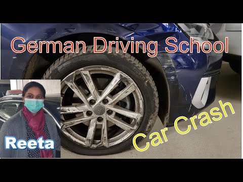 Reeta Video #3 - car crash Autobahn - German Driving School - Fahrschule English