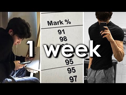 How to glow up in college in a week (7 day plan)