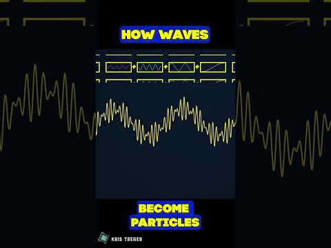 How WAVES become PARTICLES. #interference #waves #particles #education #physics