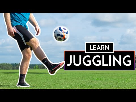 How to JUGGLE a Soccer Ball for Beginners