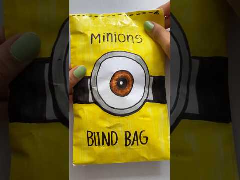 Minions Blind Bag #unboxing #asmr #art #minions #blindbag #shorts #blindbox #mysterybox #minion