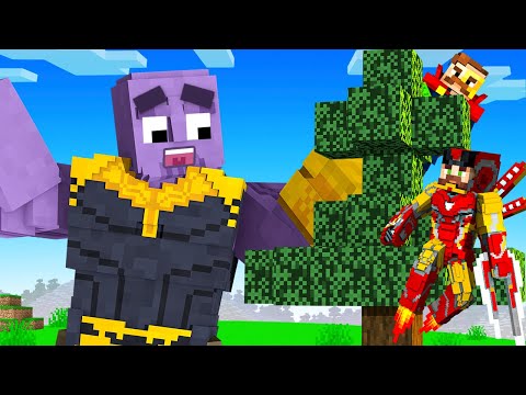 SUPER HERO HIDE and SEEK in Minecraft (INSANE)