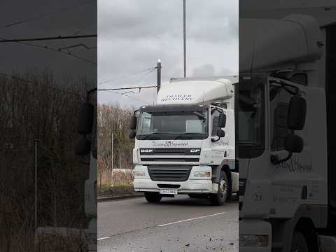 2 DAF and 1 Scania #truck at Trafford Park #shortvideo #shorts #youtubeshorts