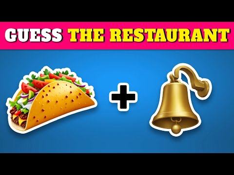 Guess The Restaurant by Emojis | Quiz Rainbow