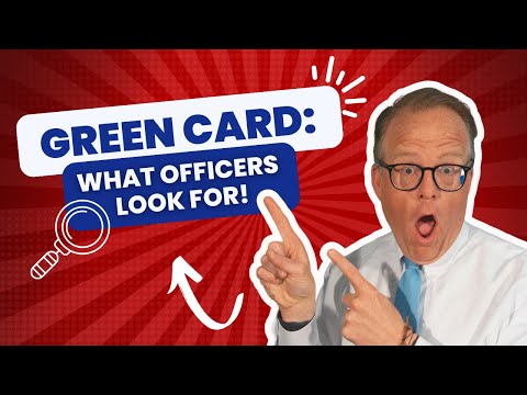 GREEN CARD: What Officers Look For!👀