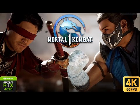 MORTAL KOMBAT 1 KENSHI VS SUP-ZERO Gameplay MK1 LOOK AMAZING on 4090