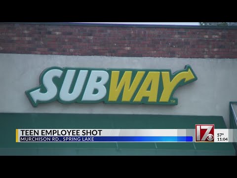 Teen employee shot at Spring Lake Subway