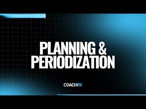 CoachRx  Planning Periodization Walkthrough