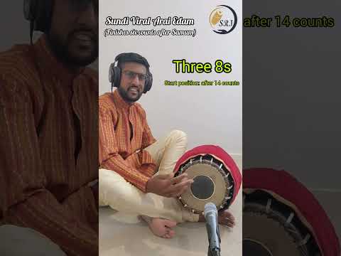 Mridangam Basics - Playing Abhiprayams to Edam - Varying Phrase Length (5-6-7-8-9) #mridangam