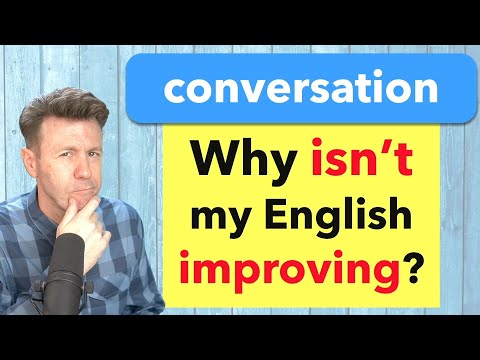 A conversation about how to improve your English ability.