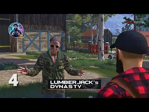 Repairing the Lumber Mill Buildings - Lumberjack's Dynasty Gameplay Part 4