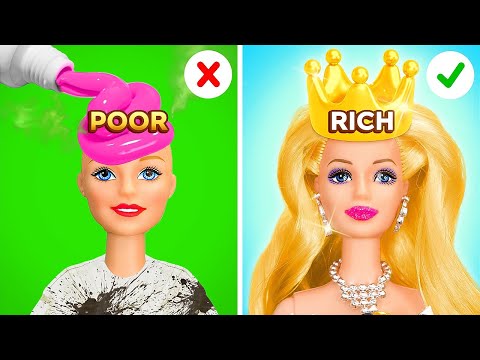 Ultimate 🎀 RICH 💎 DOLL VS POOR ✨ DOLL Makeover Stories By ChiLaLa & La La Life 💖