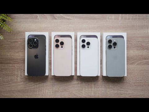 iPhone 16 Pro in All Colors Desert Titanium, Black, Natural & White!