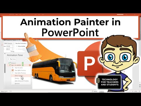 Using the PowerPoint Animation Painter