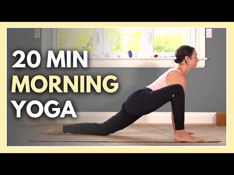 20 min Morning Yoga - HIPS & TWISTS - No Props Yoga Flow