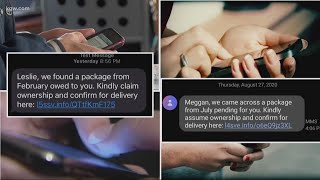 Cyber crooks pull 'missing package' text scam