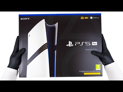 Unboxing The Sony PlayStation 5 PS5 PRO Console - ASMR