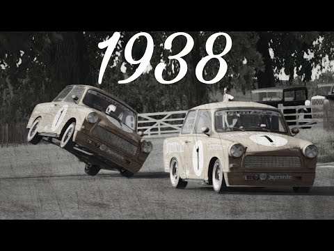 Racing SLOW Cars Around Donington Park in 1938 Is AMAZING