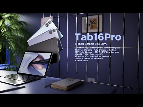 Blackview Tab 16 Pro Official Introduction: Android 14 Tablet with 11 inch FHD Display & Widevine L1