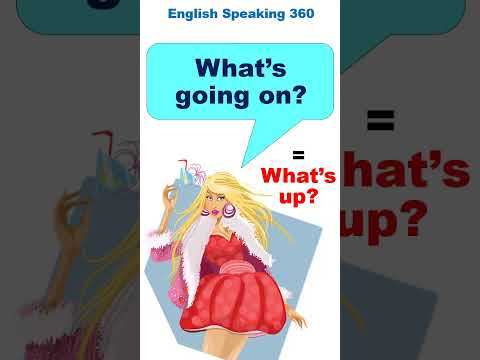 6 New Ways to say WHAT'S UP in English  #shorts