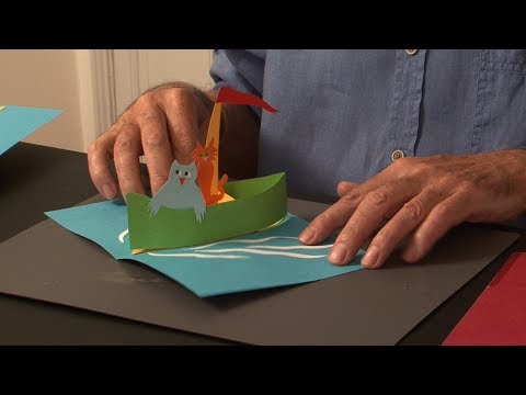 Pop-Up Tutorial 32 - Pop-Up Boat - Birthday Card