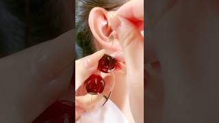 Viral Cute Cherry Earrings Cherry Earrings 🍒 | Korean Earrings | stylish earrings 2024