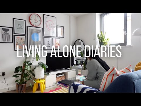 Living alone diaries| book haul, monthly empties, grwm for work and more