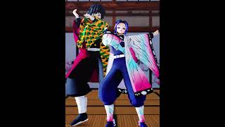 MMD x Demon Slayer - Wannabe Dance - #giyu #shinobu