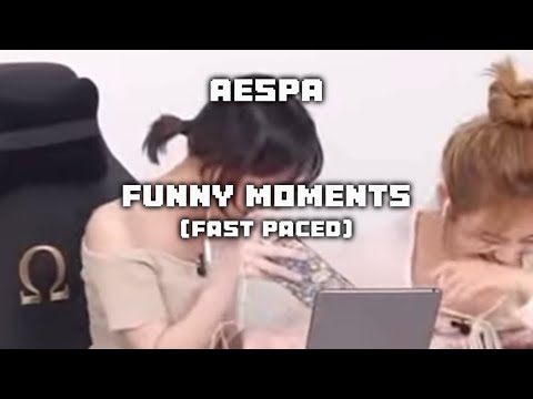 AESPA FUNNY MOMENTS (fast paced)