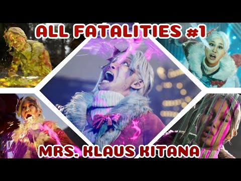 All Fatalities #1 Performed on Mrs. Klaus Kitana - Mortal Kombat 1