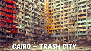 Inside Cairo's SLUM Filled with GARBAGE | Cairo Egypt Walking Tour in 4K