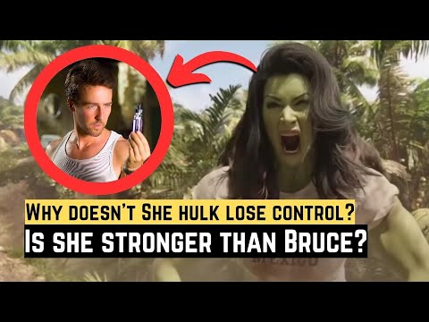 Why Doesn't She Hulk Lose Control Like The Hulk? #marvel #hulk